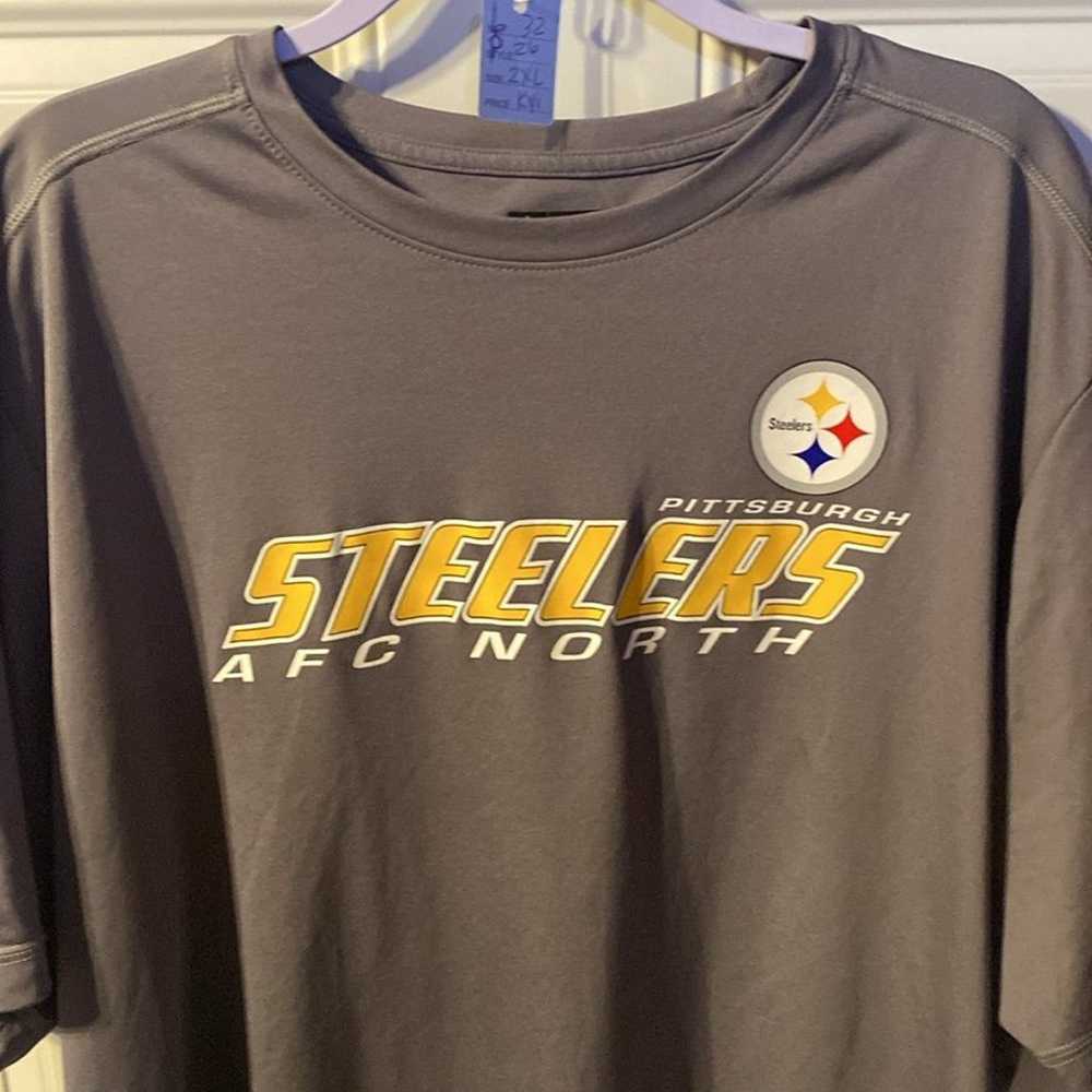 NFL Team Apparel Steelers T-Shirt Size 2XL - image 2
