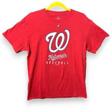 Washington Nationals Red T-shirt - Size Medium - image 1