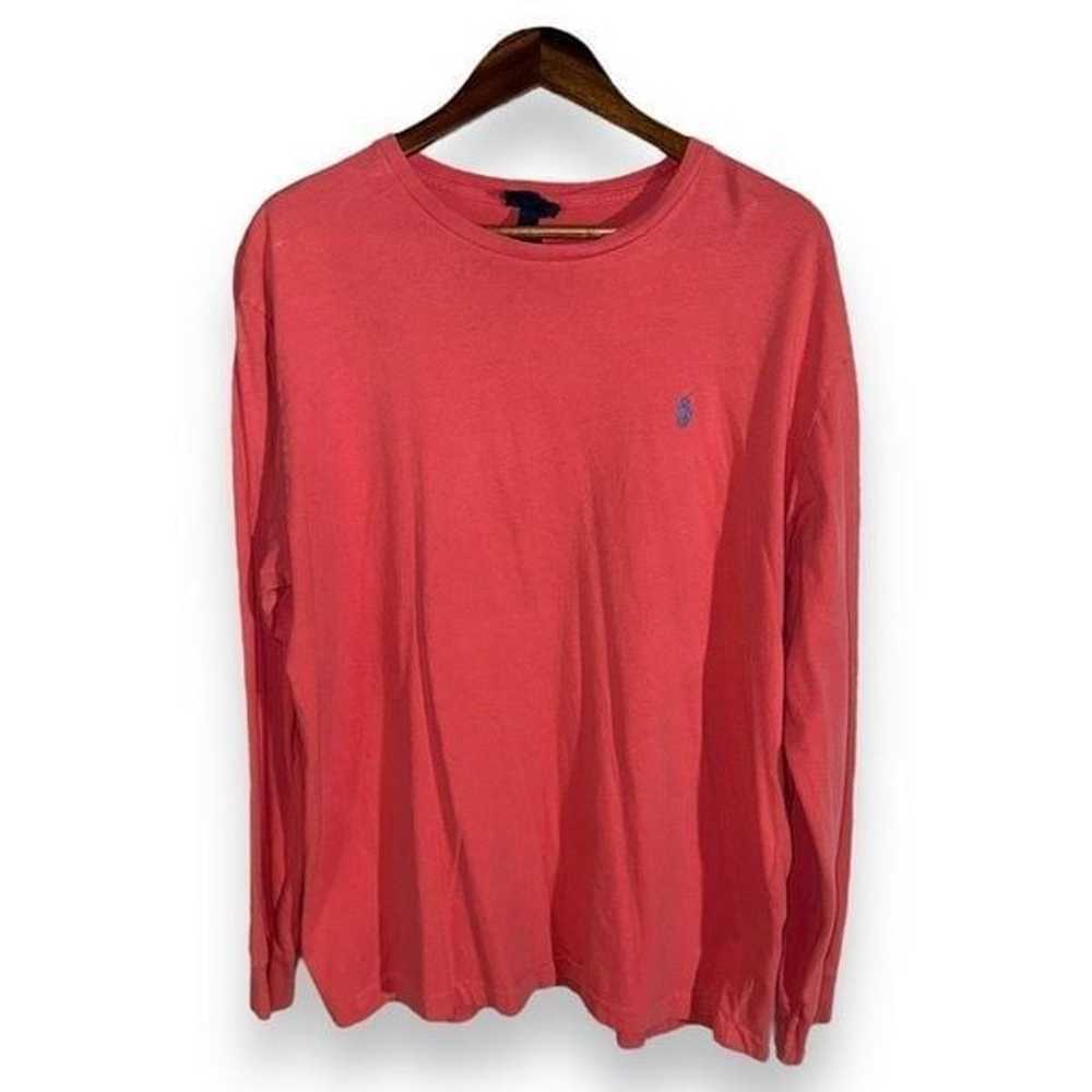 90s Polo Ralph Lauren Nantucket Red L/S T-Shirt S… - image 1