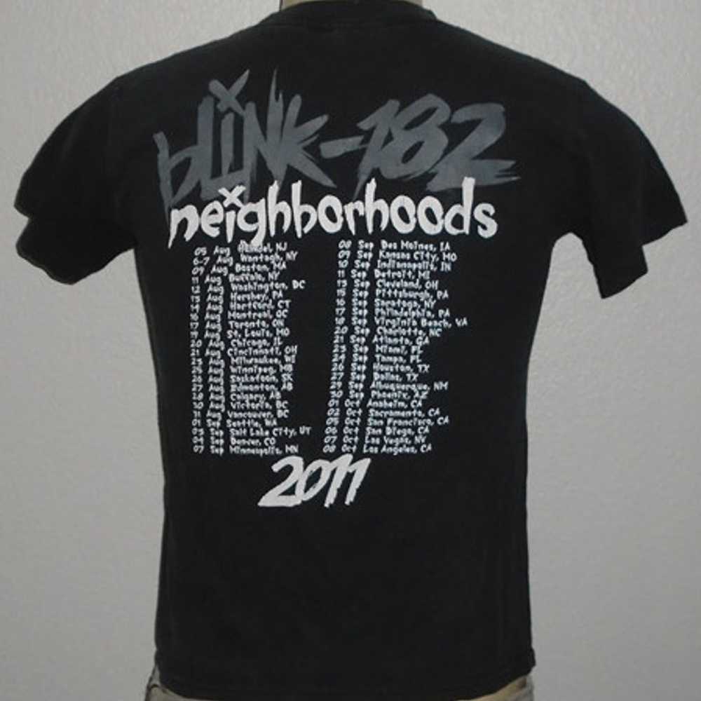 Blink 182 Neighborhoods 2011 Black Concert T-Shir… - image 2