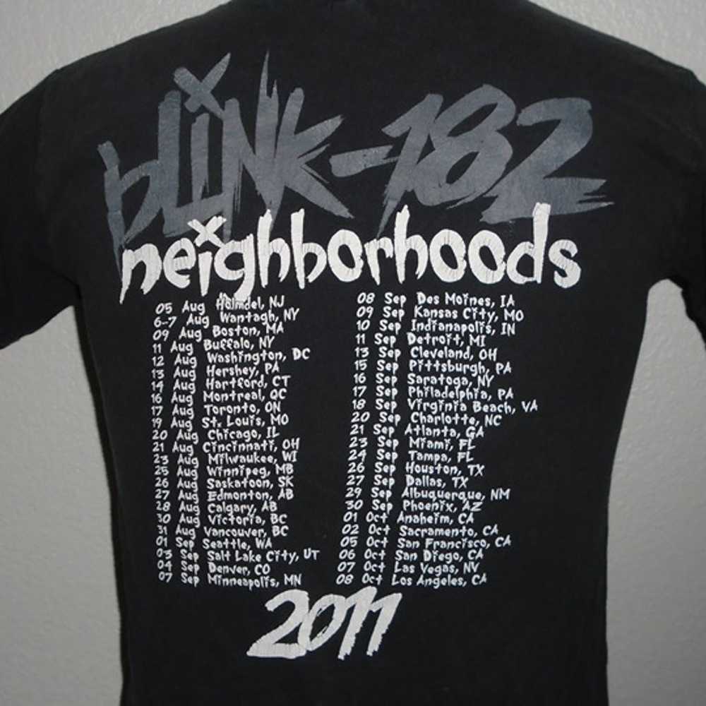 Blink 182 Neighborhoods 2011 Black Concert T-Shir… - image 5