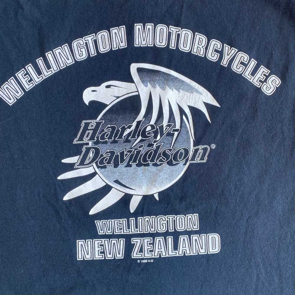Vintage 2003 Harley Davidson New Zealand Shirt Si… - image 5