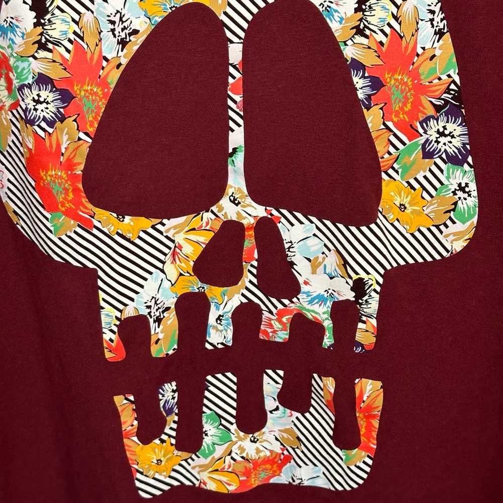 Stussy Flower Skull T-Shirt - image 5