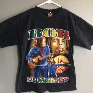 Bob Marley Colorful 1990’s Vintage T-Shirt (Size … - image 1