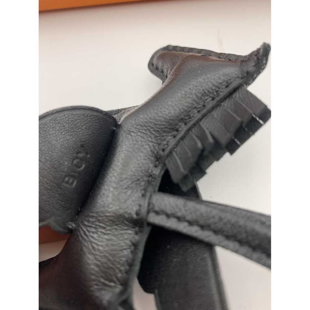 Hermès Rodéo Pégase leather bag charm - image 4