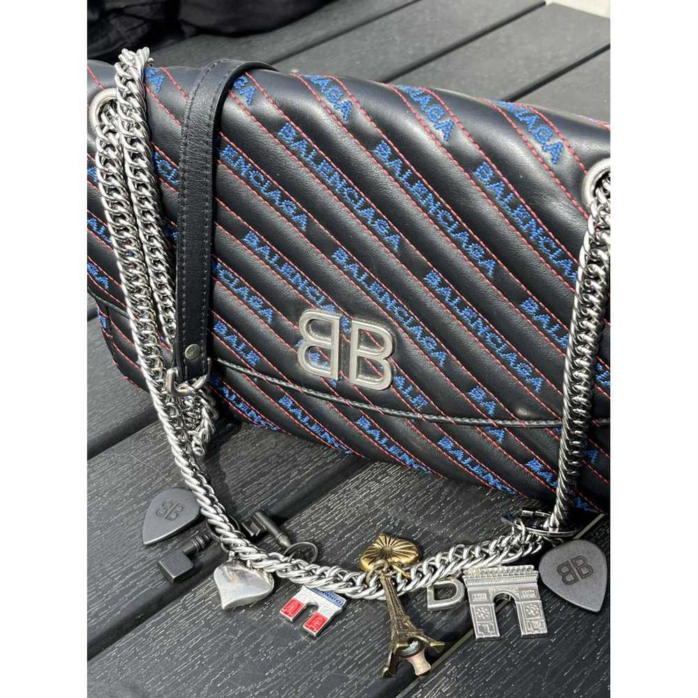 Balenciaga Bb chain leather clutch bag - image 5