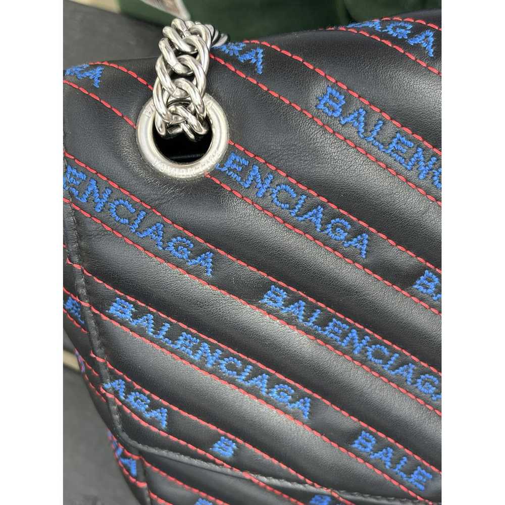 Balenciaga Bb chain leather clutch bag - image 9
