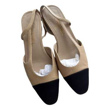 Chanel Slingback leather ballet flats - image 1