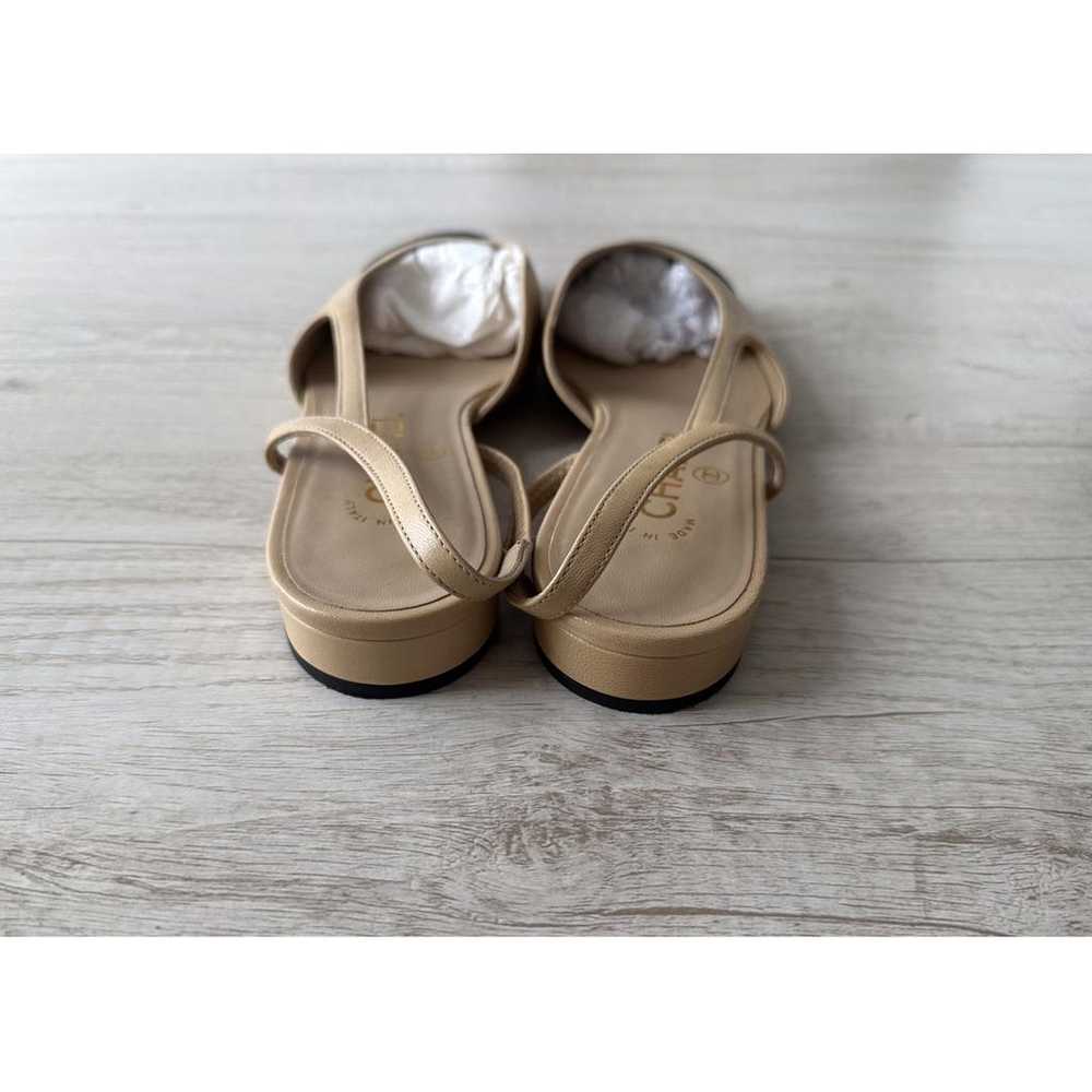 Chanel Slingback leather ballet flats - image 5