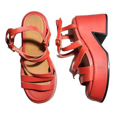 Ganni Leather sandal