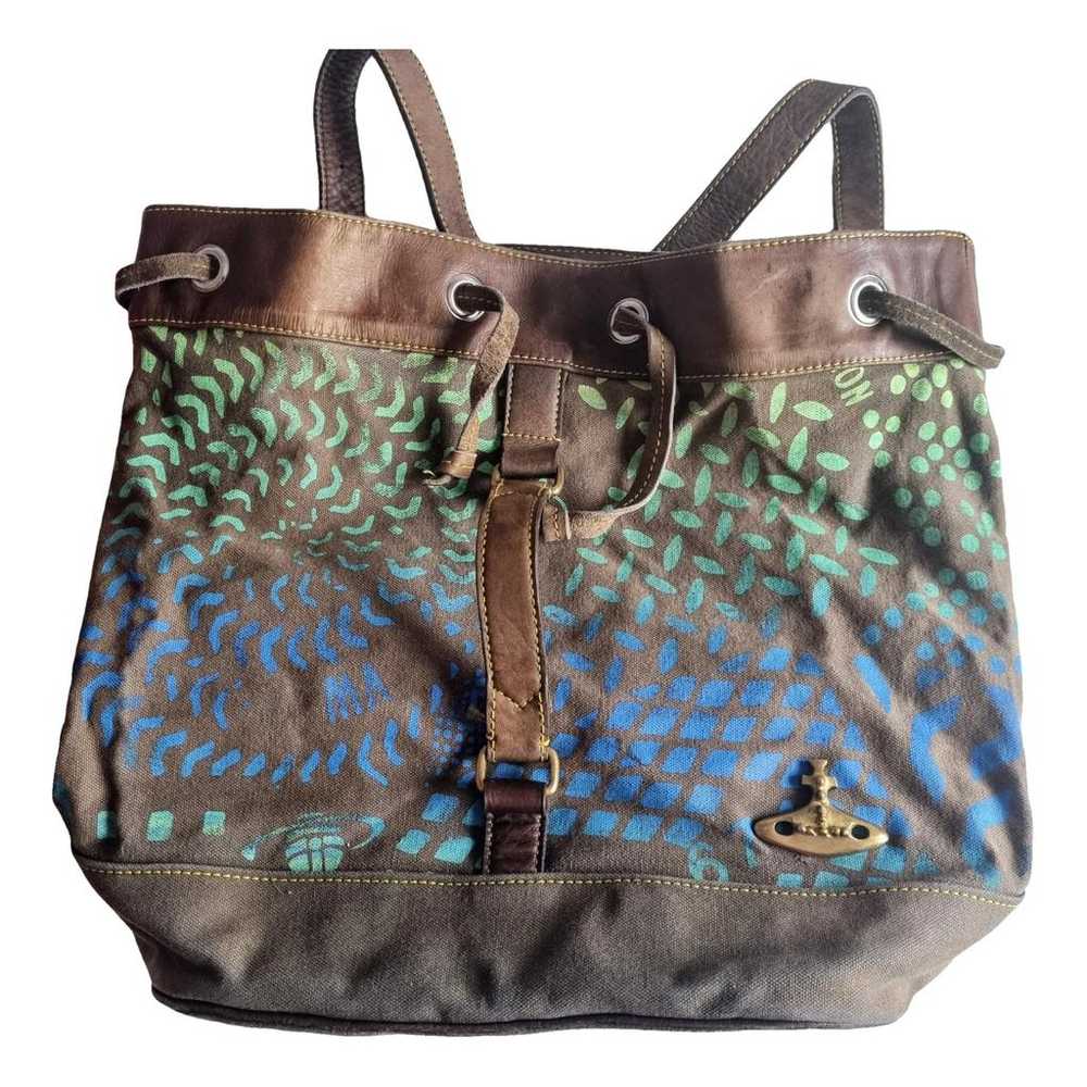 Vivienne Westwood Linen backpack - image 1