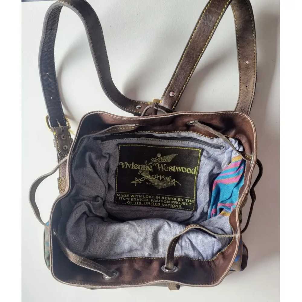 Vivienne Westwood Linen backpack - image 3