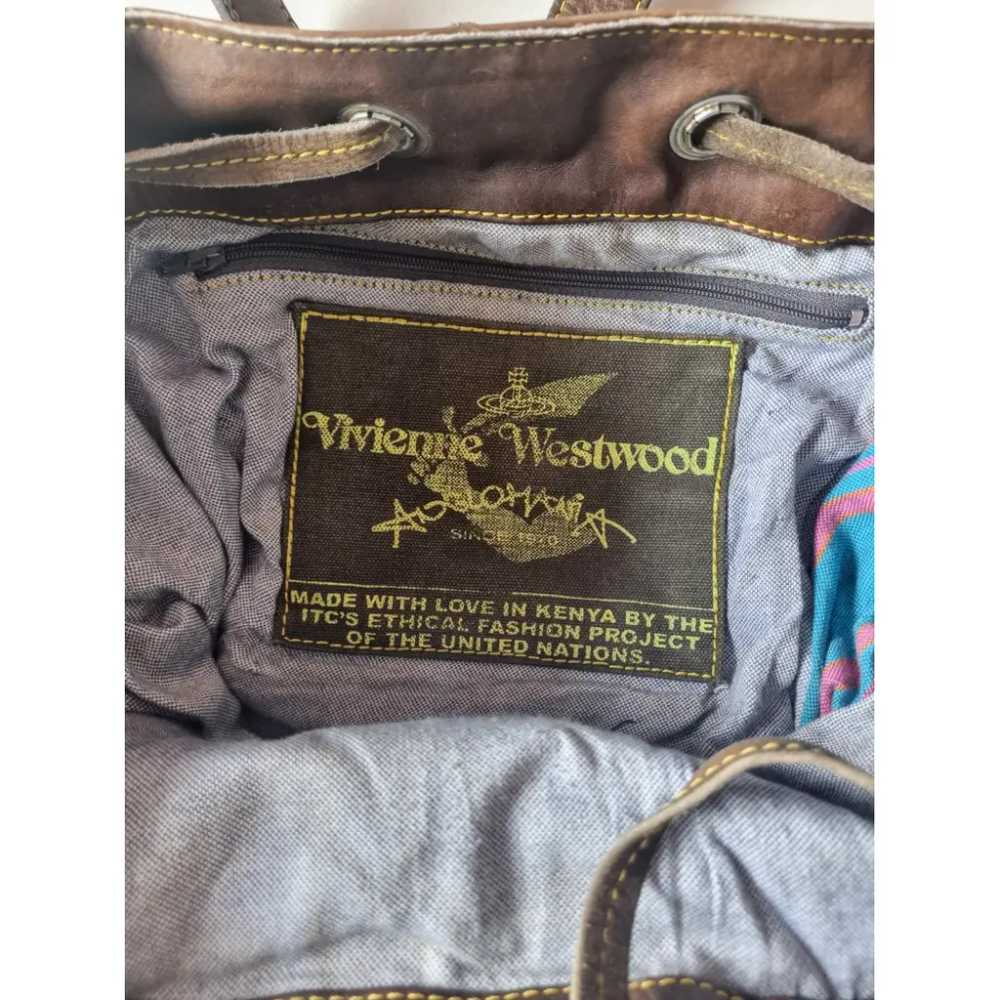 Vivienne Westwood Linen backpack - image 5