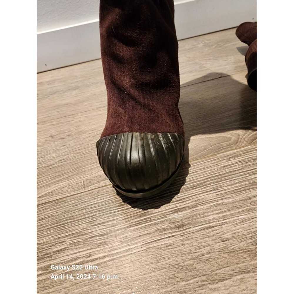 Fendi Velvet boots - image 3