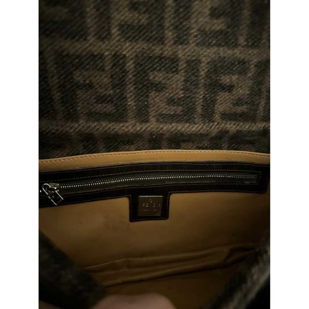 Fendi Baguette wool handbag - image 4