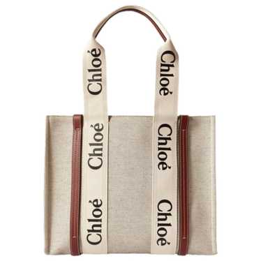 Chloé Woody leather tote - image 1