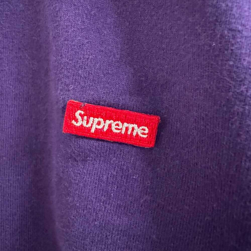 Supreme Small Box Logo Purple Long Sleeve Size Sm… - image 2
