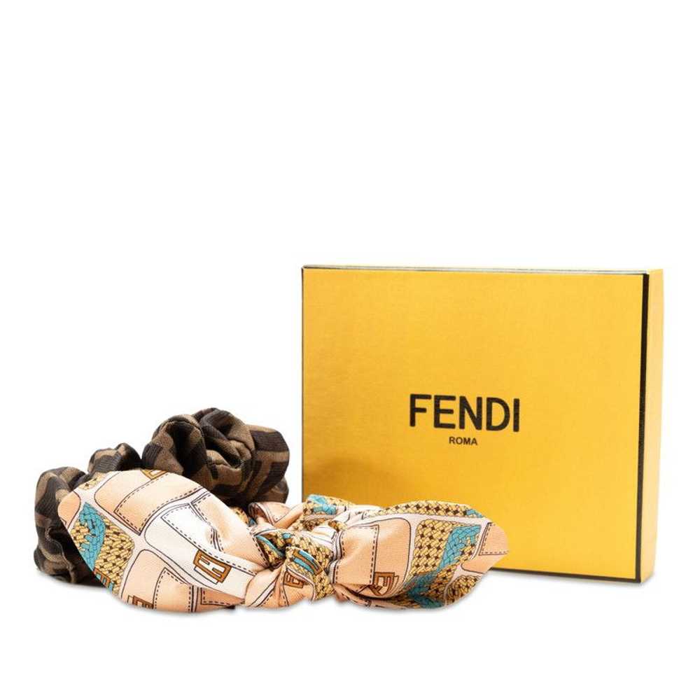 Fendi Fendi Zucca Hair Tie Set of Two Canvas Hair… - image 6