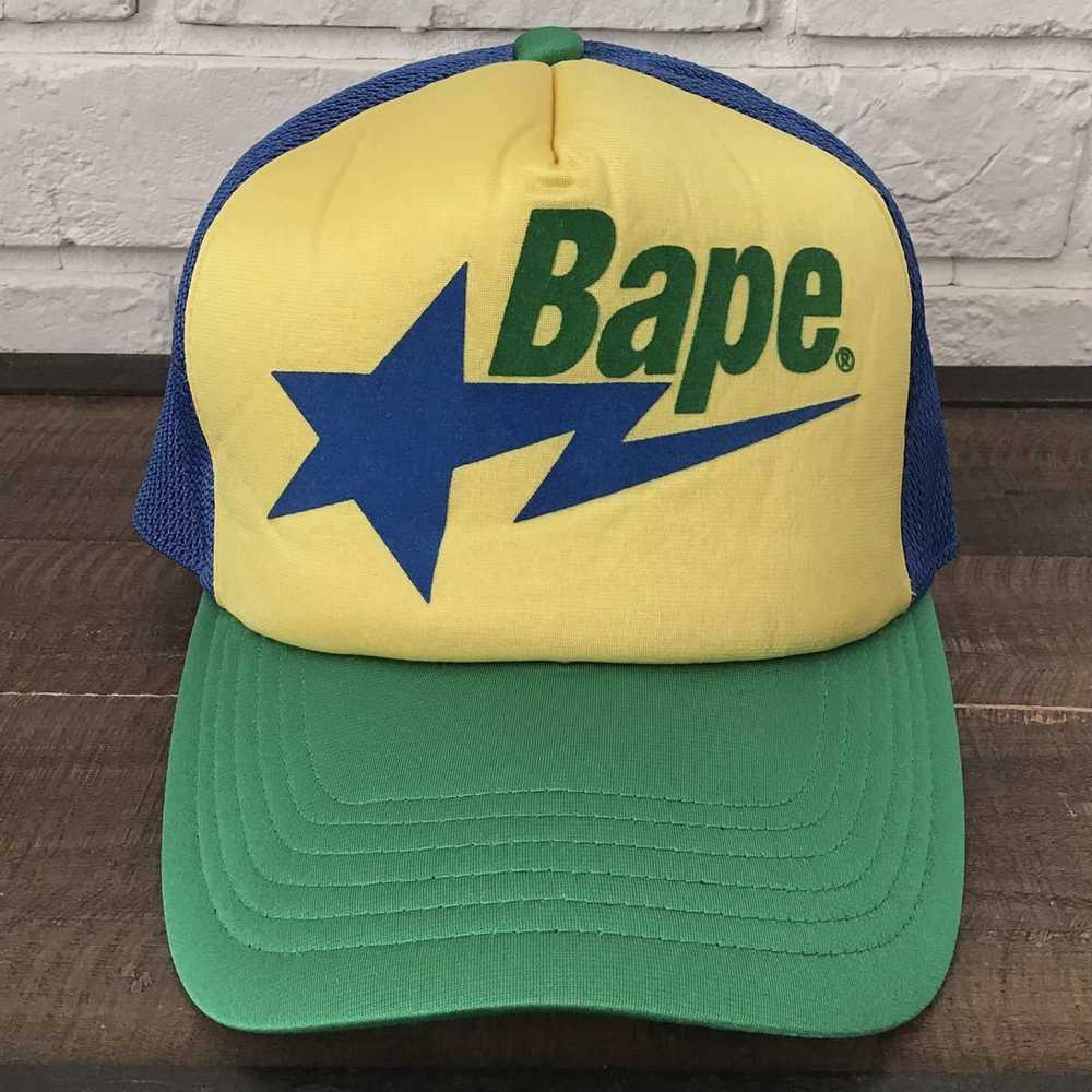 Bape × Nigo BAPE STA logo tracker hat cap a bathi… - image 1