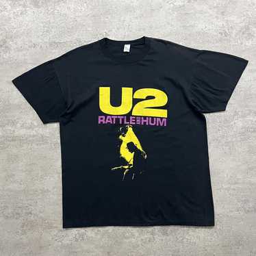 Band Tees × Vintage VTG 80s 90s U2 RATTLE AND HUM… - image 1