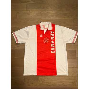 Umbro AJAX 1992 HOME FOOTBALL JERSEY UMBRO VINTAG… - image 1