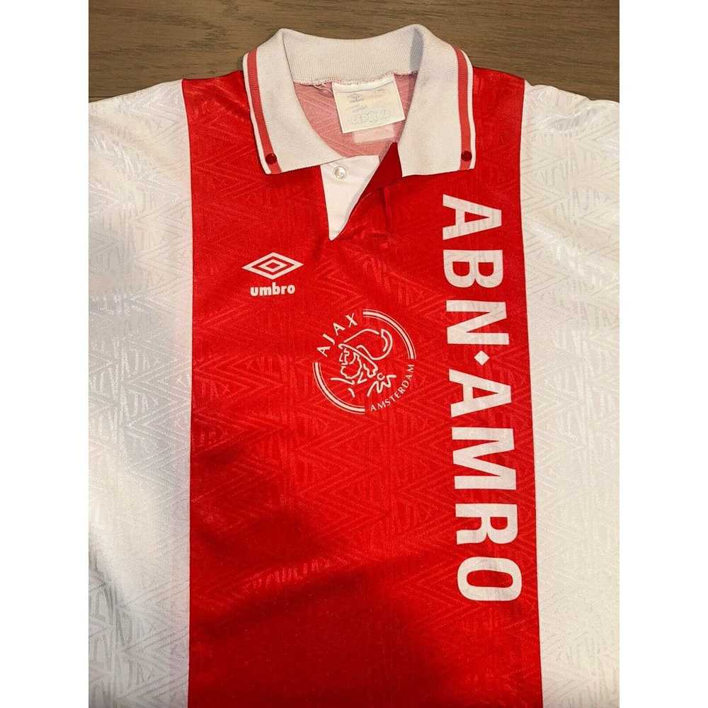 Umbro AJAX 1992 HOME FOOTBALL JERSEY UMBRO VINTAG… - image 2