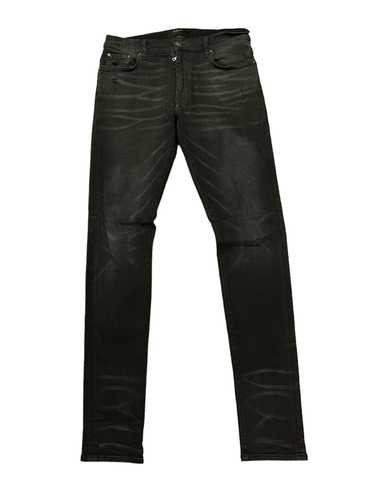 Amiri Amiri Mens Black Stack Skinny Denim Jeans - image 1