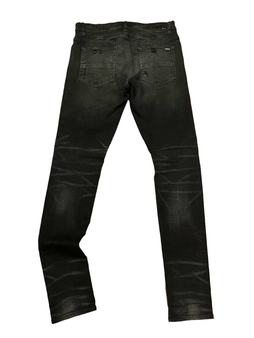 Amiri Amiri Mens Black Stack Skinny Denim Jeans - image 3