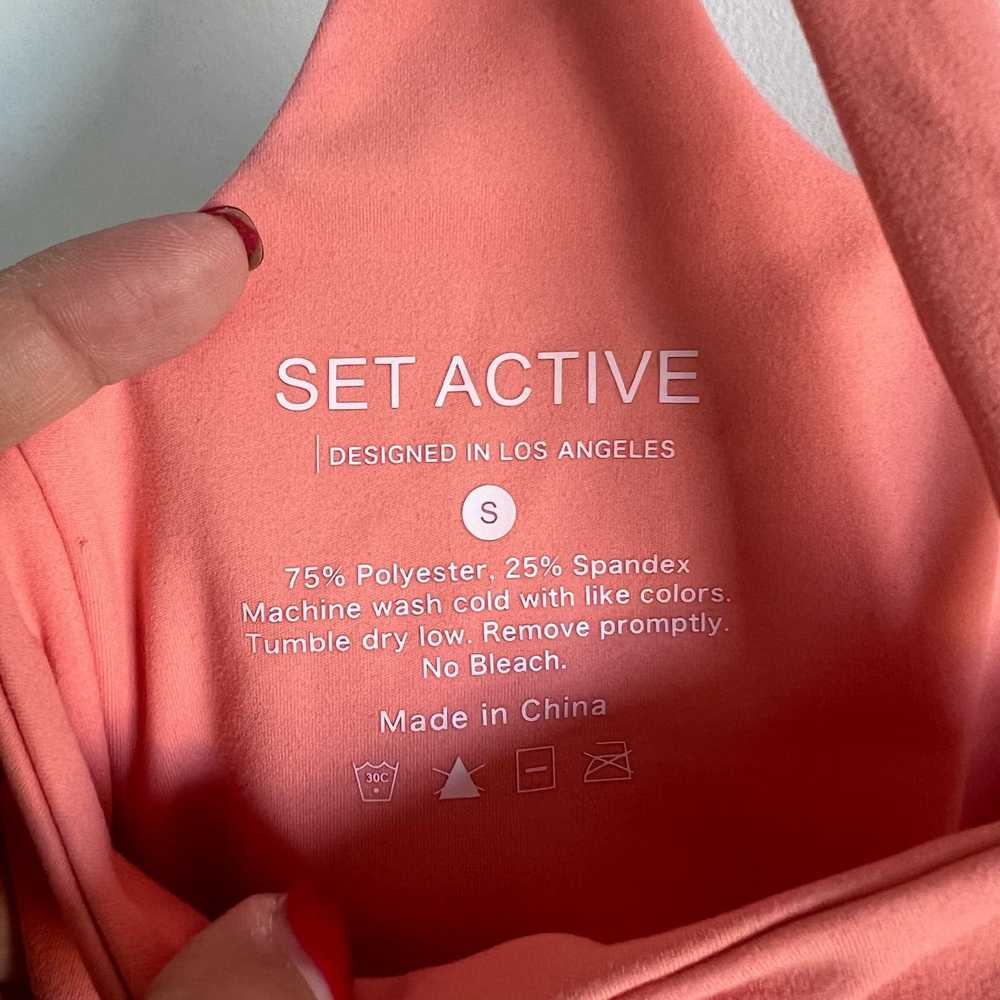 Brand Set Active luxform bra in coral color size S - image 4