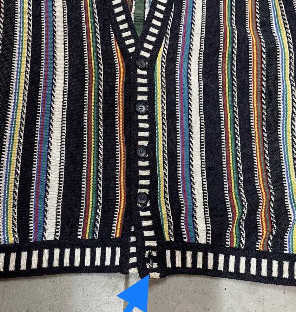 Carlo Colucci × Coloured Cable Knit Sweater × Vin… - image 3