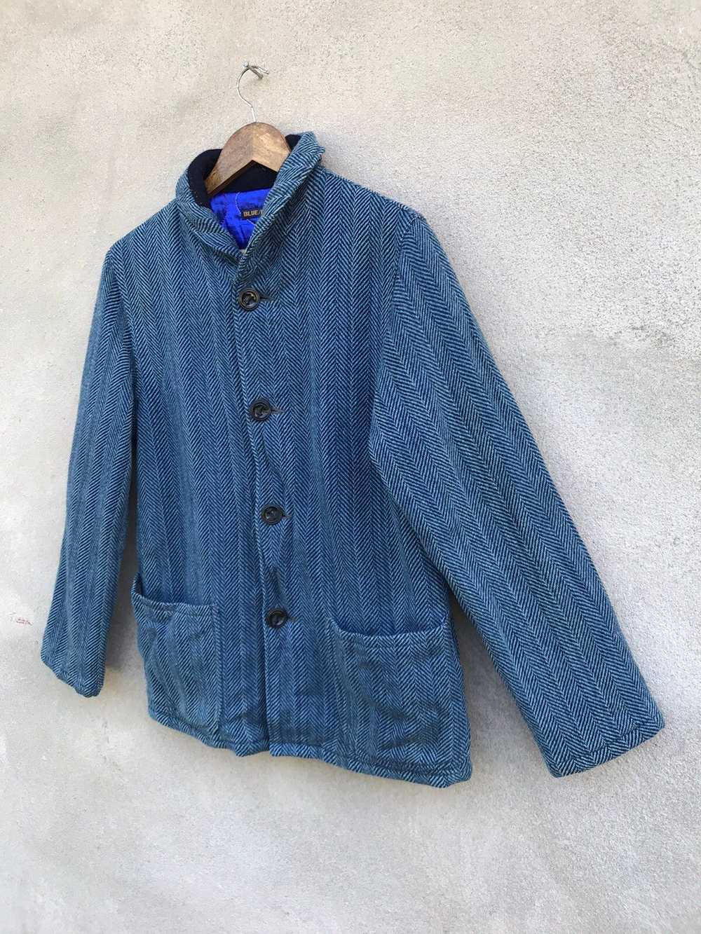 Blue Blue Japan × Cashmere & Wool × Indigo VINTAG… - image 3