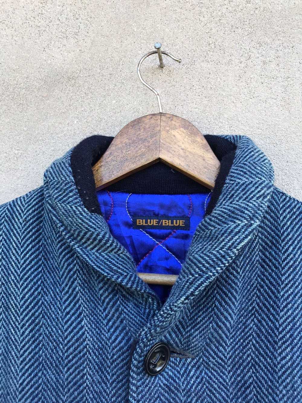 Blue Blue Japan × Cashmere & Wool × Indigo VINTAG… - image 6