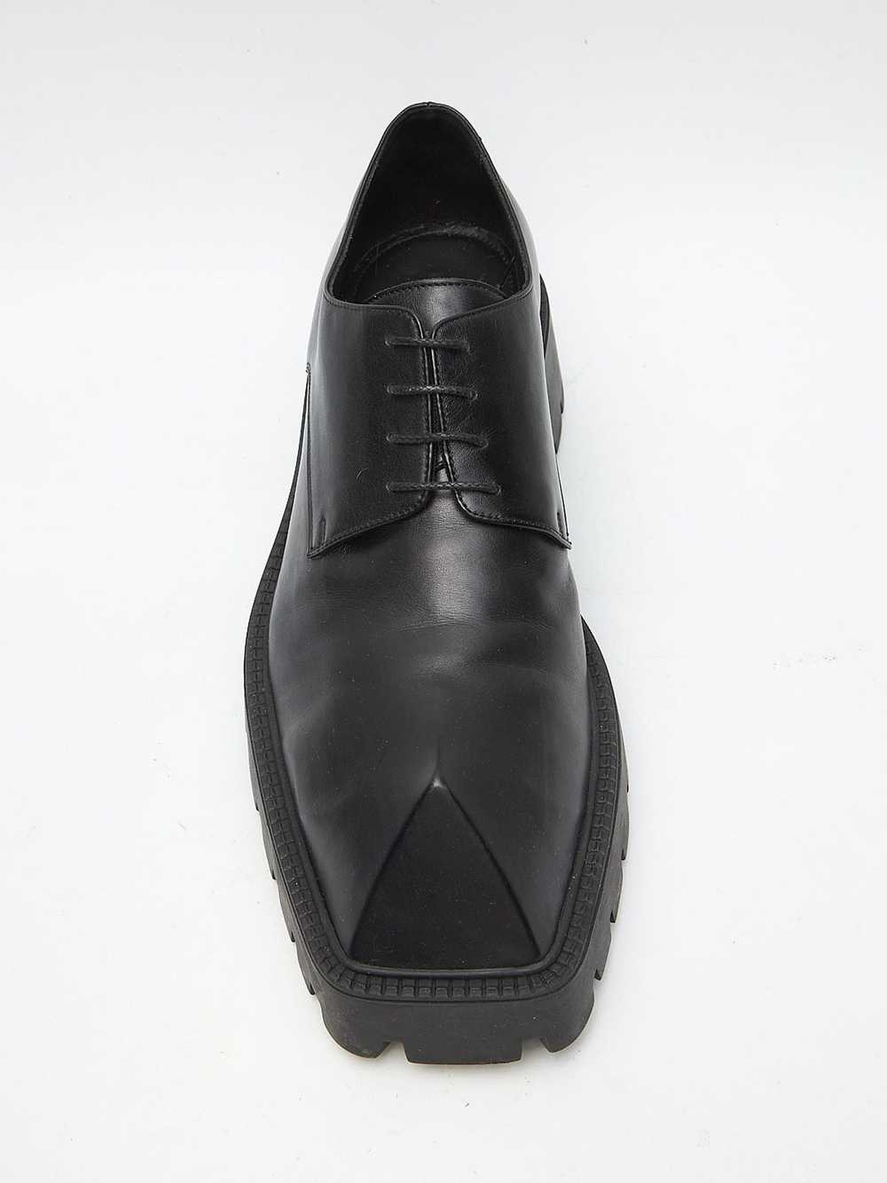 Balenciaga Black Rhino Leather Derby Shoes - image 5