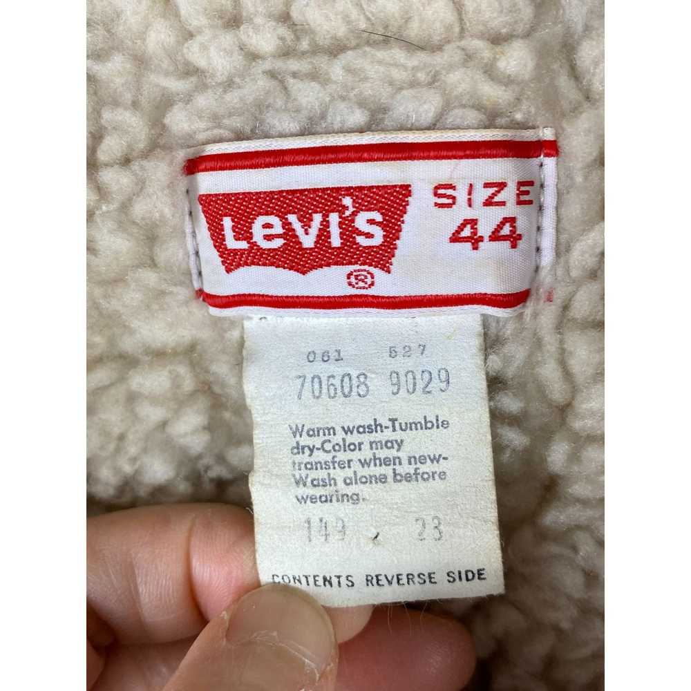 Levi's Vintage Levi's Fur Lined Fleece Sheepskin … - image 3