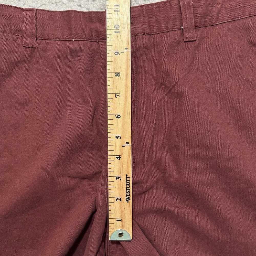 Club Room Club Room 32 Red Flat Front Chino Short… - image 10