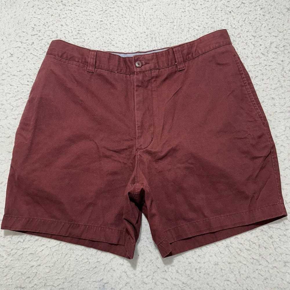 Club Room Club Room 32 Red Flat Front Chino Short… - image 1