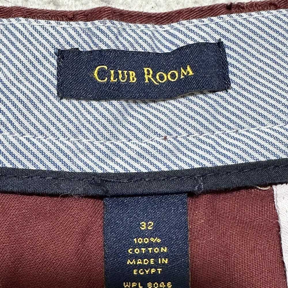 Club Room Club Room 32 Red Flat Front Chino Short… - image 2