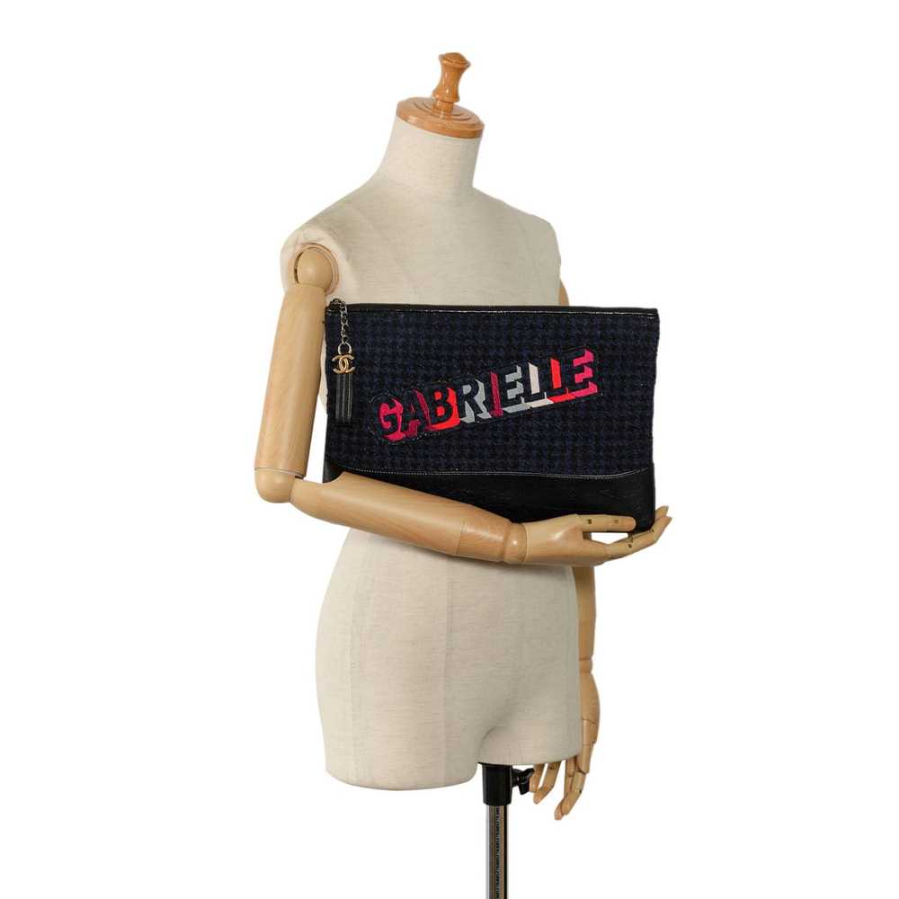 Chanel CHANEL Tweed Gabrielle Clutch Bag - image 10