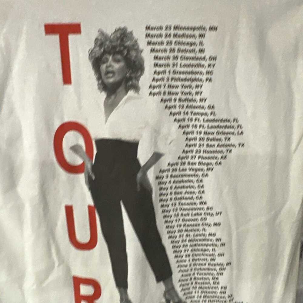 Vintage Tina Turner concert tee shirt Twenty Four… - image 5