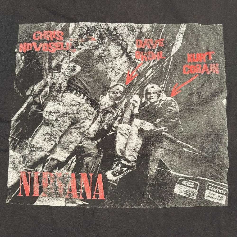 Nirvana × Vintage Vintage Bootleg Nirvana 90’s Ba… - image 1