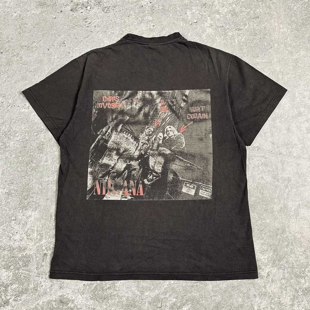 Nirvana × Vintage Vintage Bootleg Nirvana 90’s Ba… - image 4