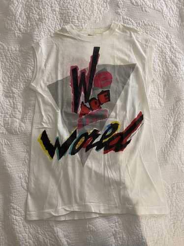 Vintage We are the world t-shirt