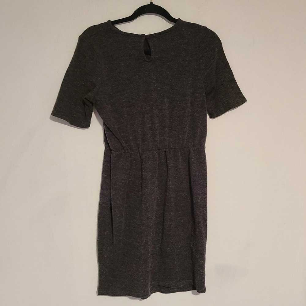 Designer Monteau Los Angeles Gray Sweater Dress S… - image 2