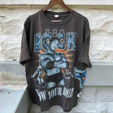 Vintage The Rock Know Your Roll WWF Wrestling Shi… - image 1