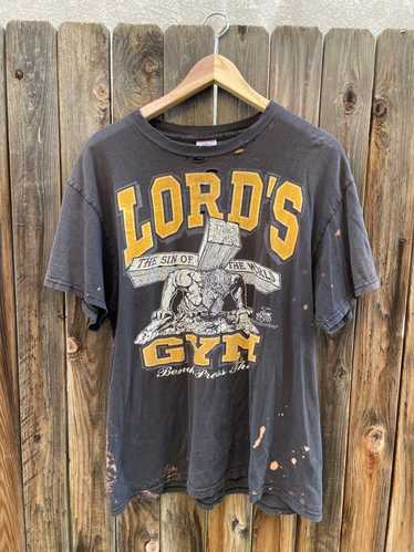Streetwear × Vintage 1990 Lord’s Gym shirt