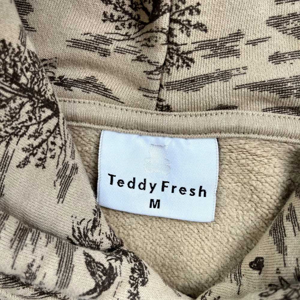 Teddy Fresh Teddy Fresh Hoodie Sweatshirt Tan Bro… - image 5