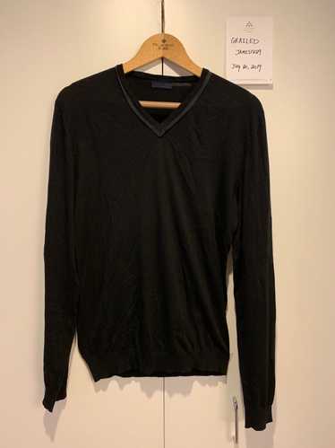 Lanvin Lanvin V-Neck Sweater (Cotton/Merino Wool)