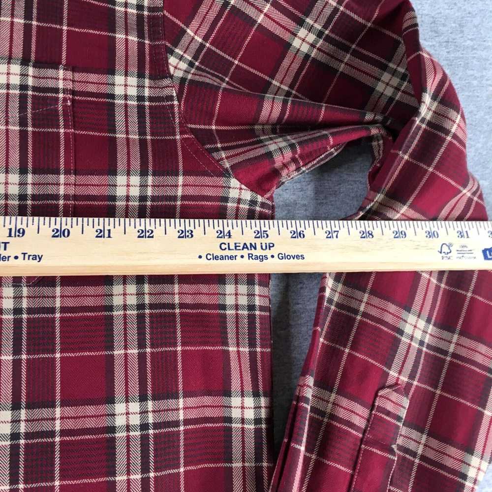 Vintage LL Bean Shirt Mens Large Tall Flannel Pla… - image 2