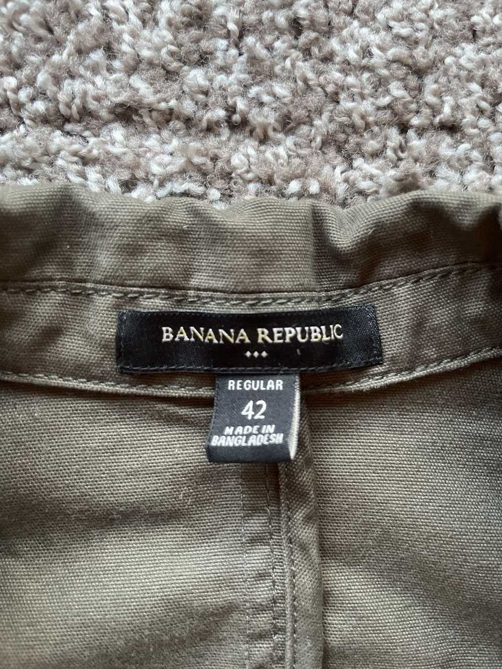 Banana Republic Banana Republic canvas suit jacket - image 2