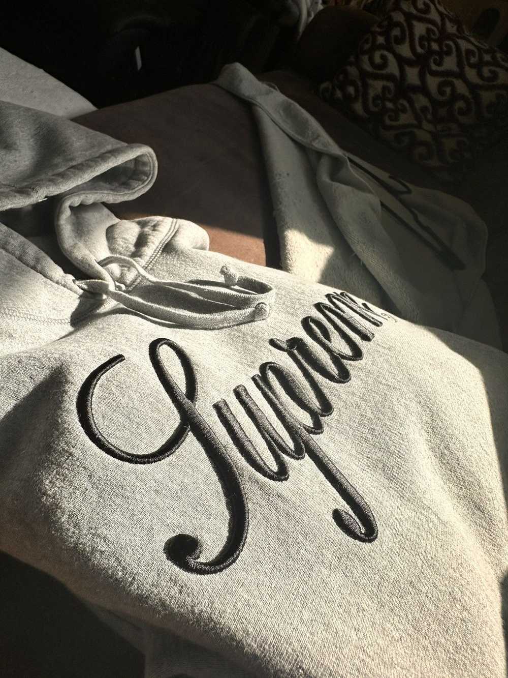 Supreme Supreme Raised Script Logo Hoodie - image 2